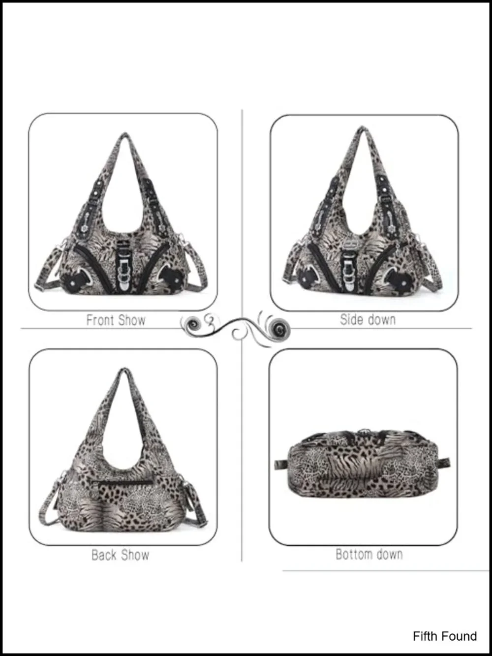 Washed PU Leather Hobo Shoulder Bag Large Convertible Satchel Handbag